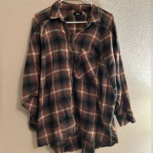 Oversized urban outfitters flannel